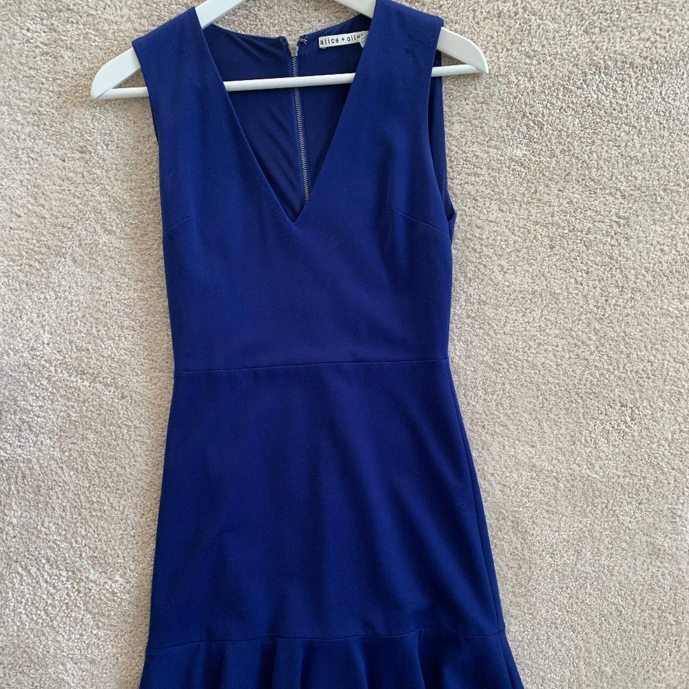 Alice + Olivia Blue Dress